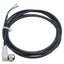 Used Keyence OP-87640 Connector Cable, 4-Pin M12 Female L-Shape to Flying Leads, 2m
