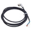 Used Keyence OP-87640 Connector Cable, 4-Pin M12 Female L-Shape to Flying Leads, 2m