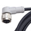 Used Keyence OP-87640 Connector Cable, 4-Pin M12 Female L-Shape to Flying Leads, 2m