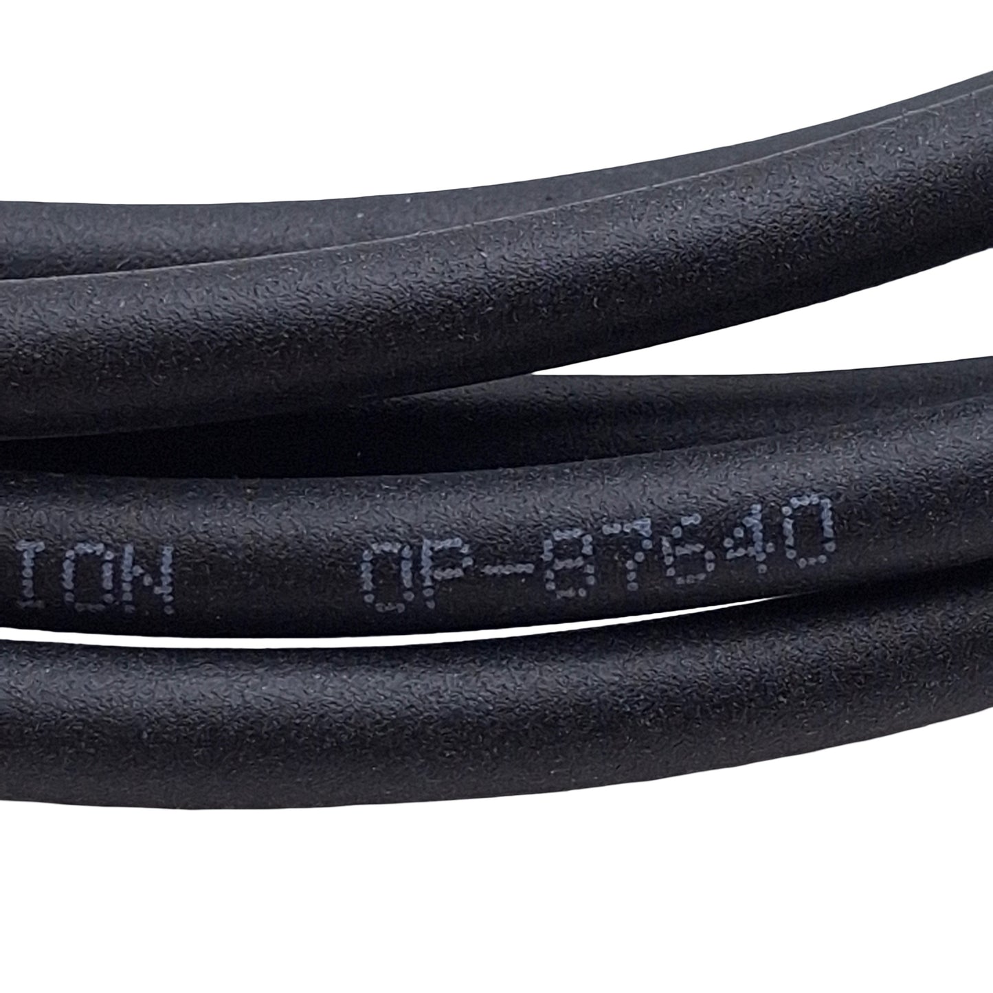 Used Keyence OP-87640 Connector Cable, 4-Pin M12 Female L-Shape to Flying Leads, 2m