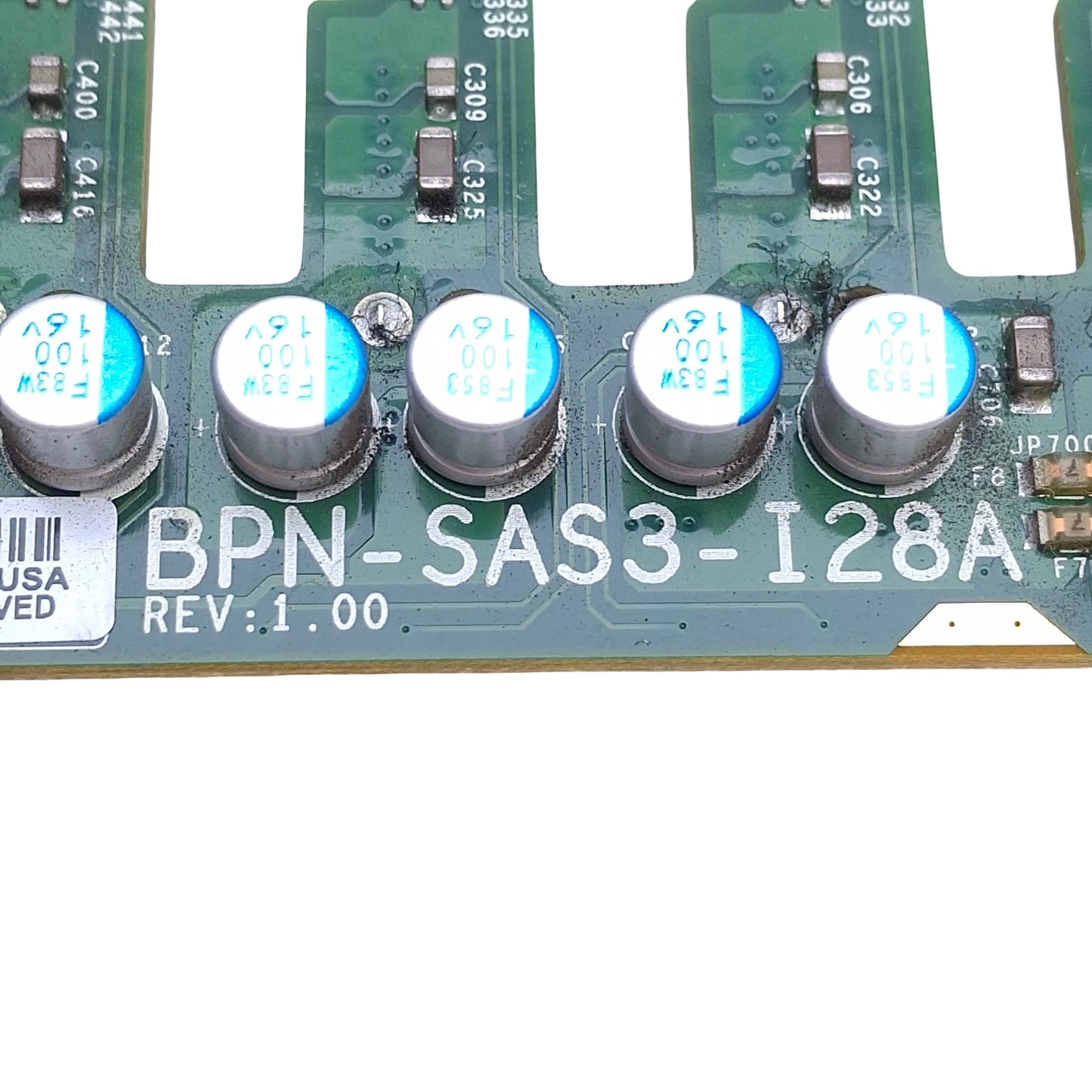 Used Supermico BPN-SAS3-I28A Backplane Board For CSE-M28 Mobile Rack, 8x SAS