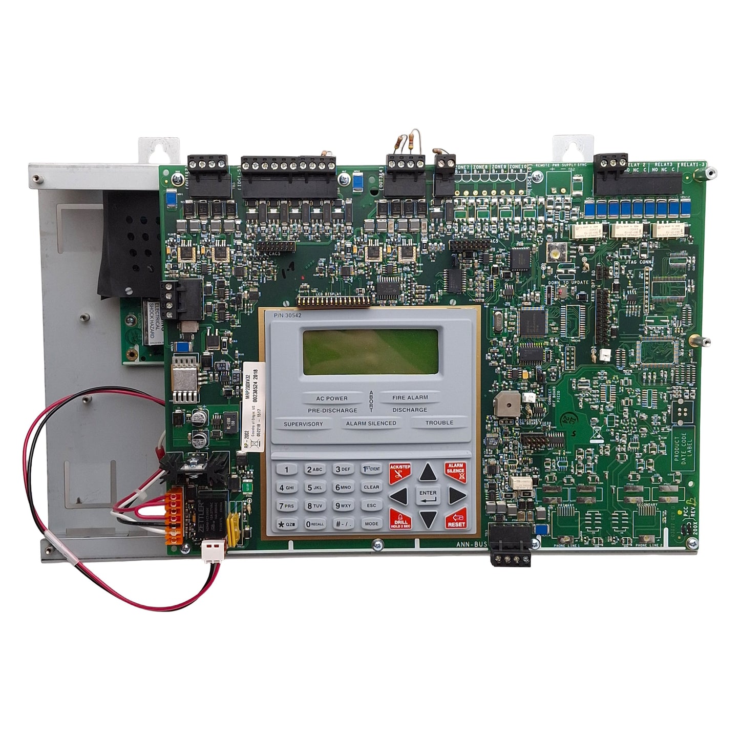 Used Honeywell RP-2002 Notifier Agent Release Control Board & Chassis, 120VAC