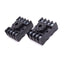 New – Open box Lot of 2 Custom Connector 0T08-PC Relay Sockets, 8-Pin Octal, 600V 10A, DIN Rail