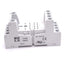 New – Open box RELE ZMD4 Relay Socket, 14-Pin Blade to Screw Terminals, 300VAC 6A Max, DIN Rail