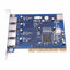 Used Belkin F5U220 PCI USB Expansion Card, 5-Port High-Speed USB 2.0, 480Mbps