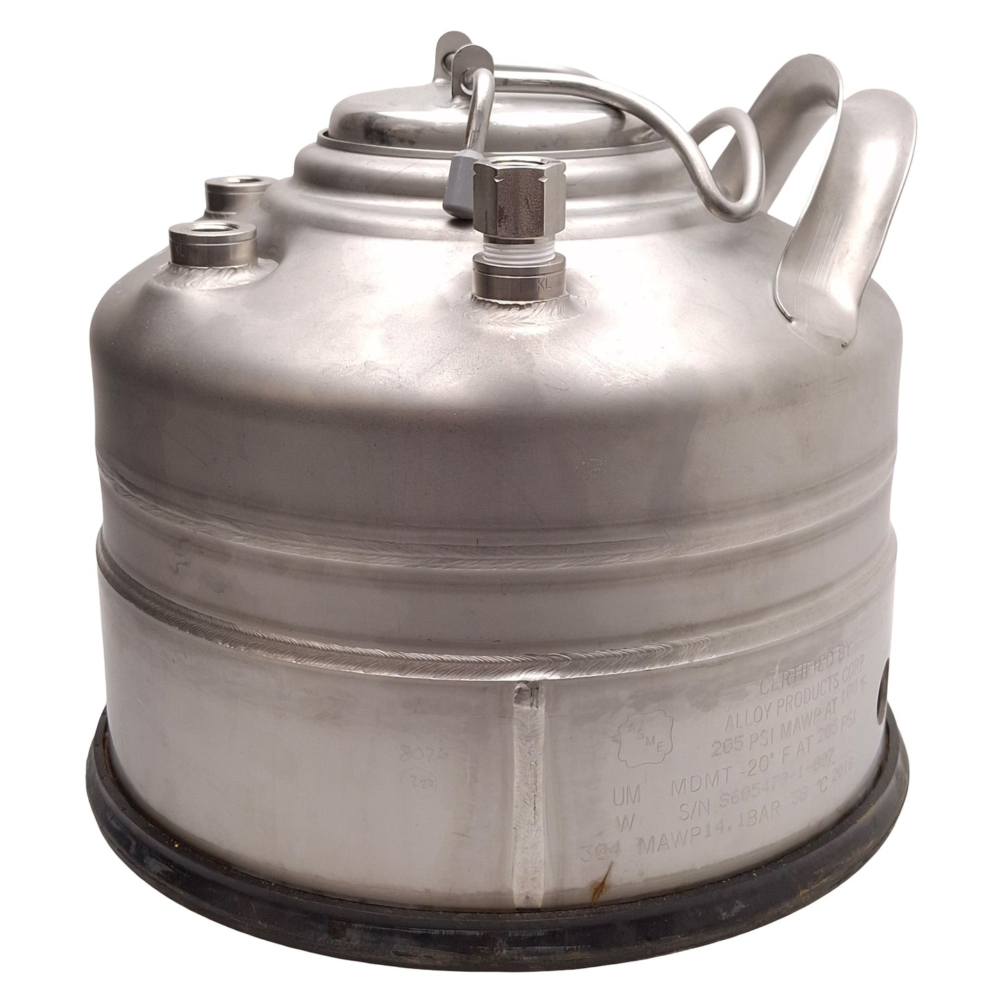Used Alloy Products B501-0865-00-E-R General Purpose Pressure Vessel, 1gal, T-304