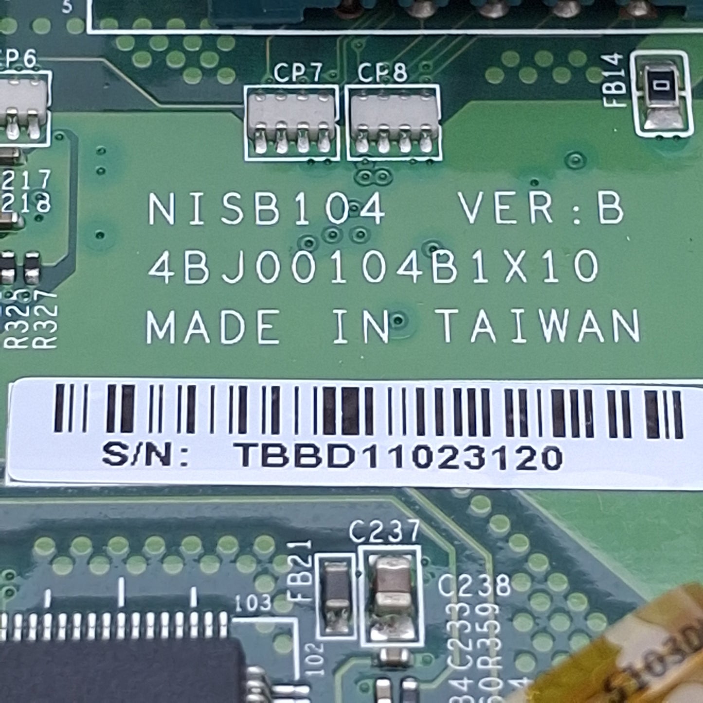 Used Nexcom NISB104 Motherboard w/CPU For NISE 104, Intel Atom D2550, DDR3 4GB
