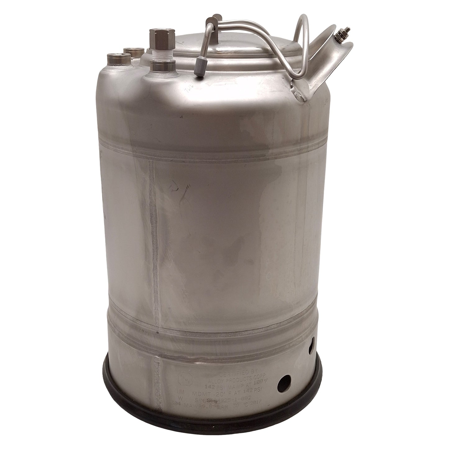 Used Alloy Products B530-0586-00-E-R General Purpose Pressure Vessel, 3gal, T-304