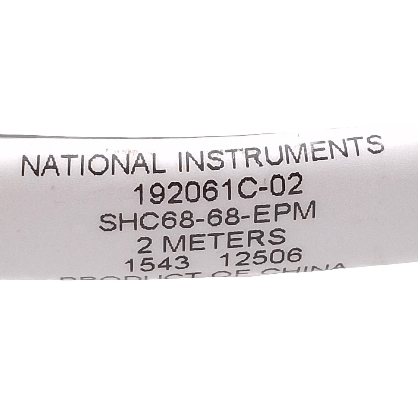 Used NI 192061-02 SHC68-68-EPM Multifunction Cable, 68-Pin VHDCI to 68-Pin SCSI, 2.0m
