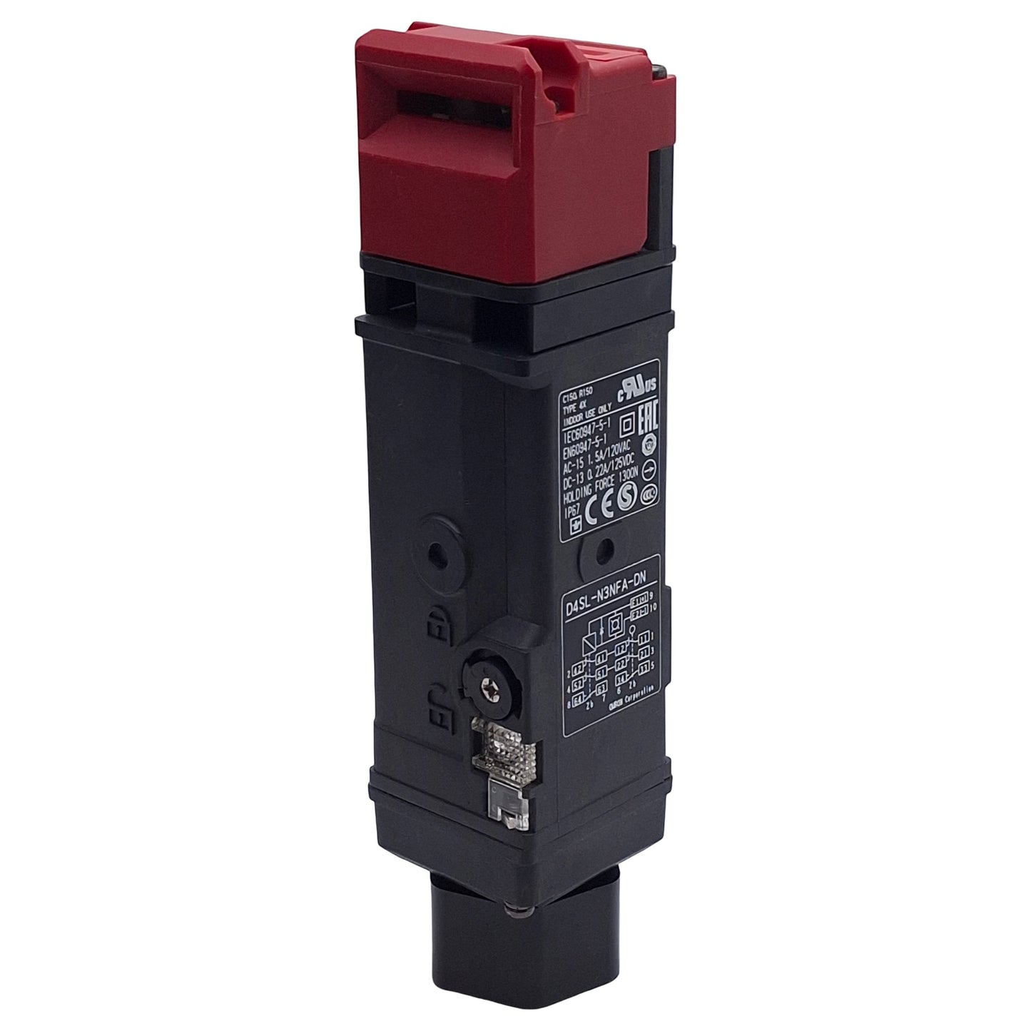 Used Omron STI D4SL-N3NFA-DN Guard Lock Safety Interlock Switch, 2x 2NC/1NO, 24VDC