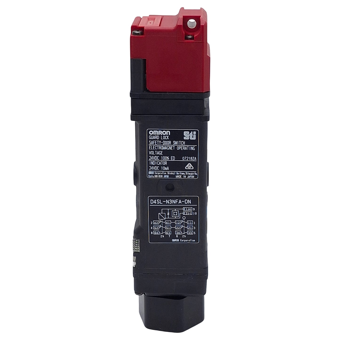 Used Omron STI D4SL-N3NFA-DN Guard Lock Safety Interlock Switch, 2x 2NC/1NO, 24VDC