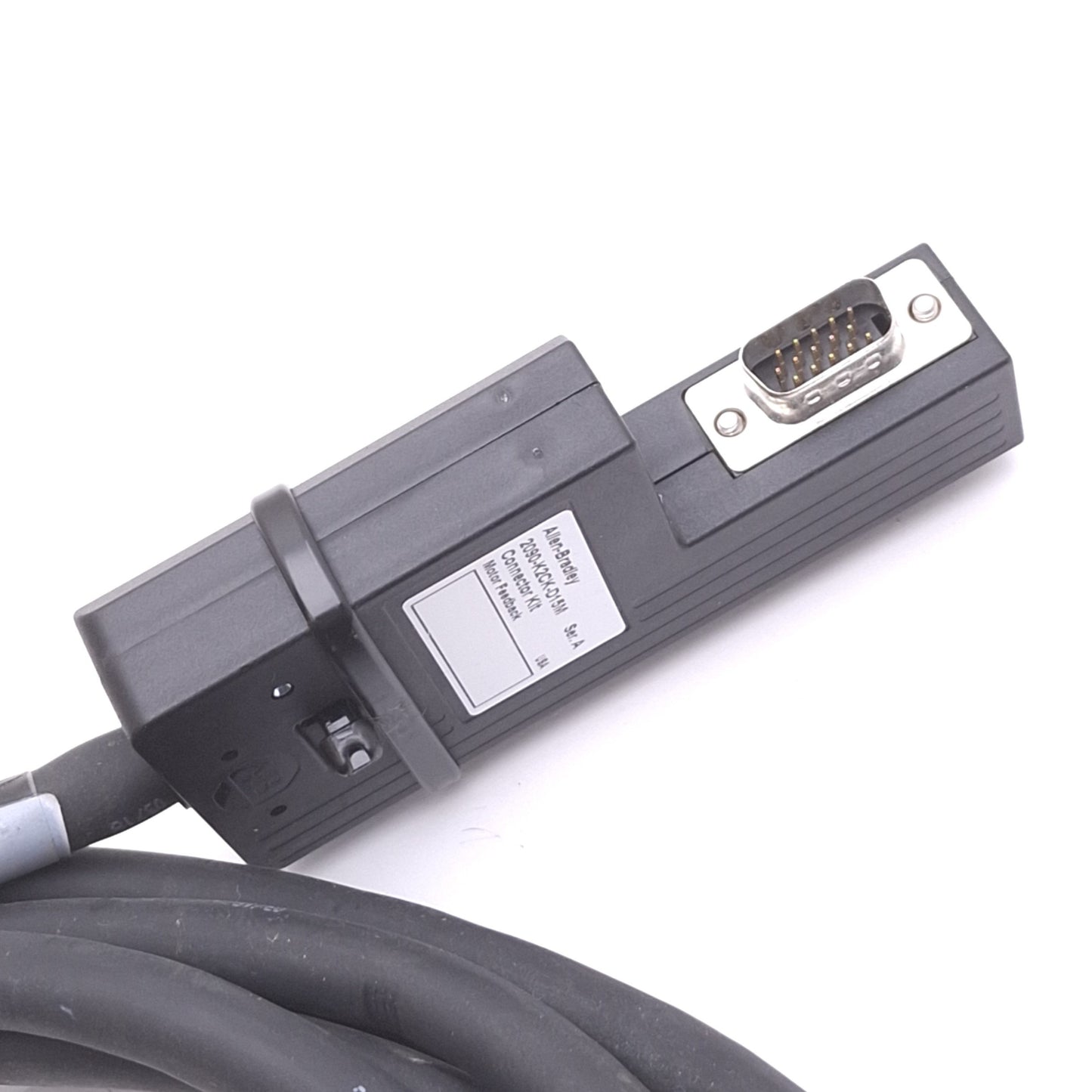 Used Allen Bradley 2090-CFBM6DF-CBAA05 Kinetix Motor Encoder Feedback Cable, 5m