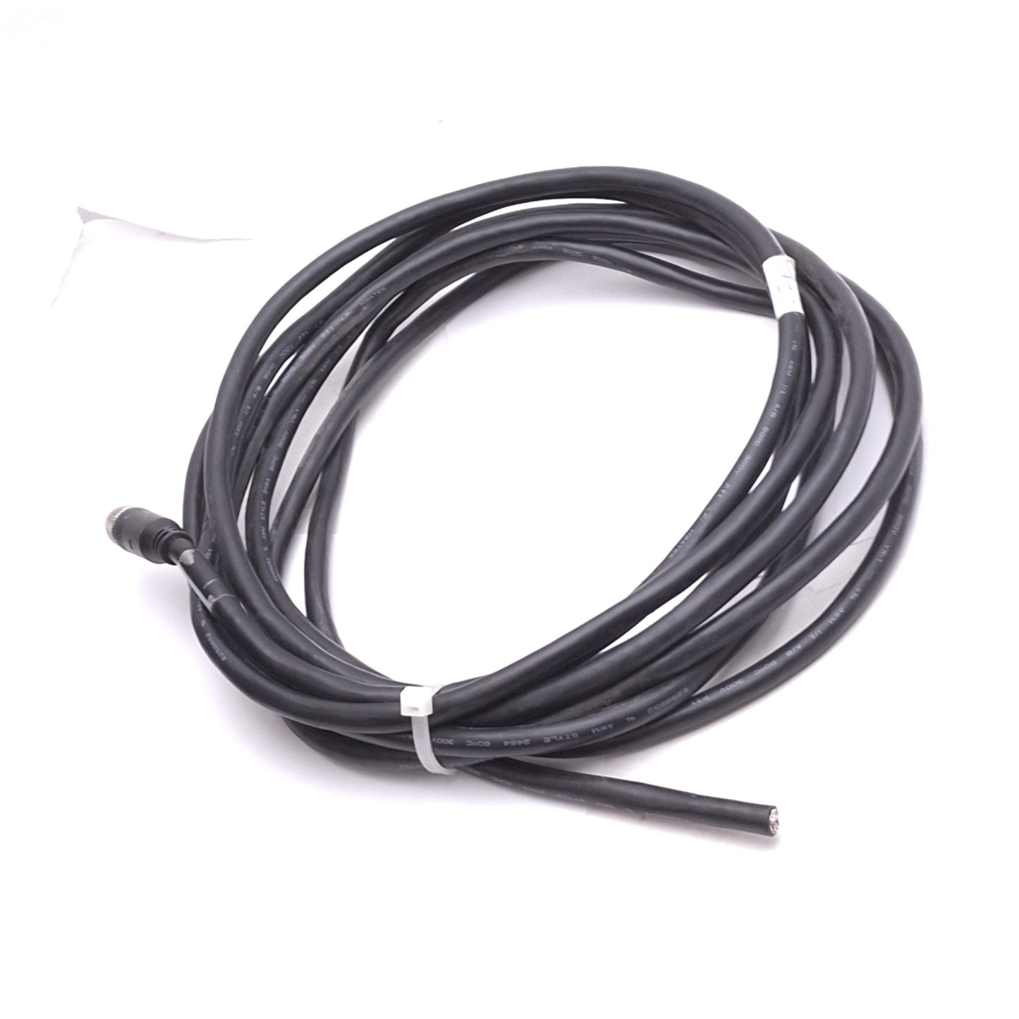Used COGNEX CCB-PWRIO-05 185-1196R Rev A Breakout Cable, M12 12-Pin, 5m Length