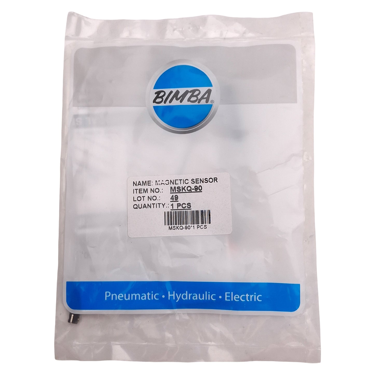 New Bimba MSKQ-90 Solid State 90° Cylinder Position Sensor, NPN, 4.5-30VDC, M8 3-Pin