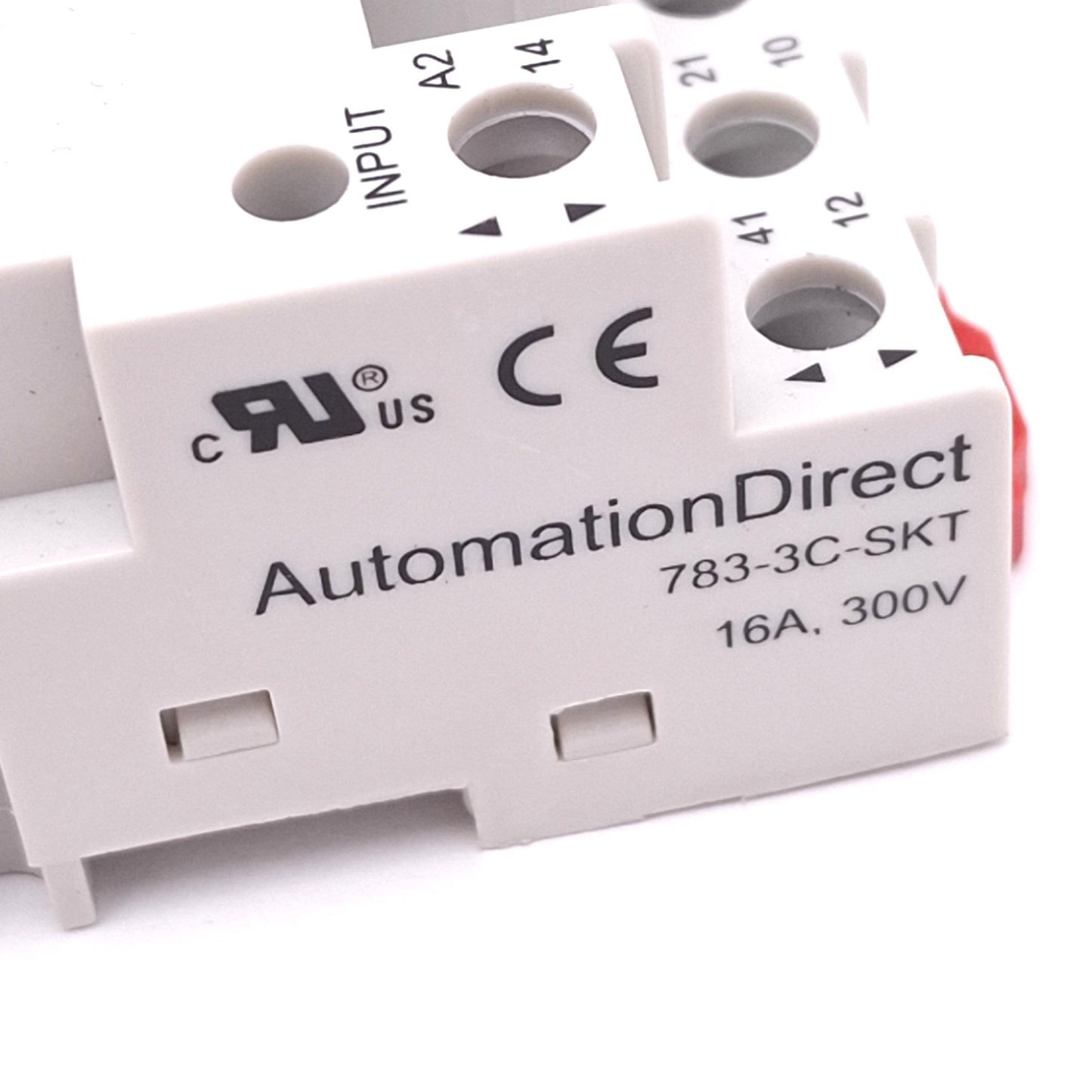 New – Open box Automation Direct 783-3C-SKT Relay Socket, 11-Pin Blade, 300V 16A, DIN Rail