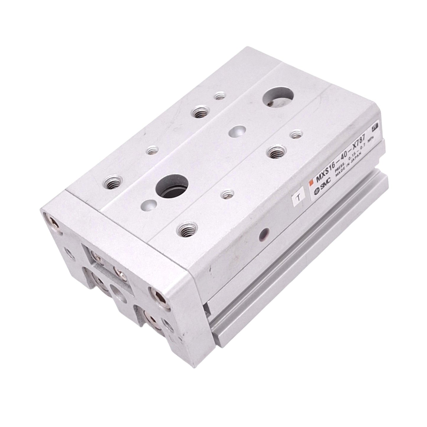 New – Open box SMC MXS16-40-X787 Pneumatic Slide Table, 16mm Bore, 40mm Stroke, 0.15-0.7MPa, M5