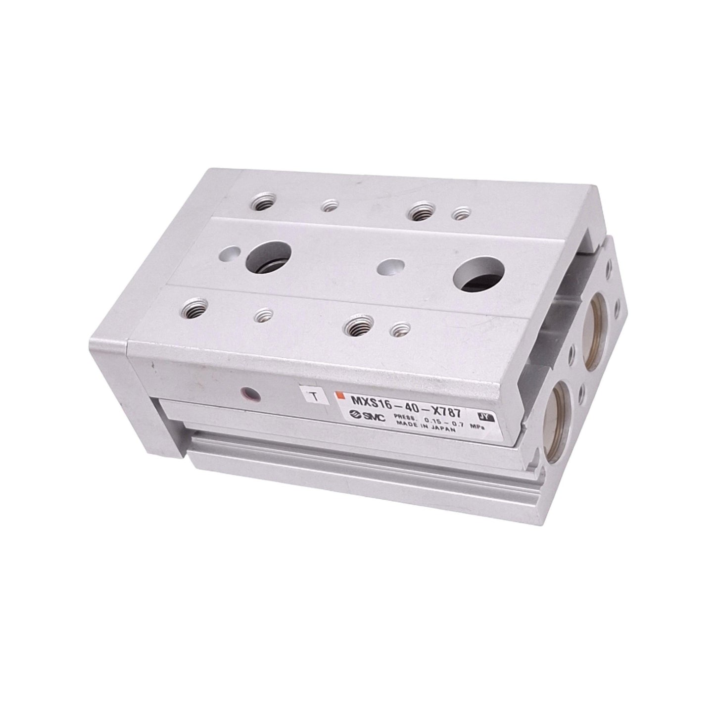 New – Open box SMC MXS16-40-X787 Pneumatic Slide Table, 16mm Bore, 40mm Stroke, 0.15-0.7MPa, M5