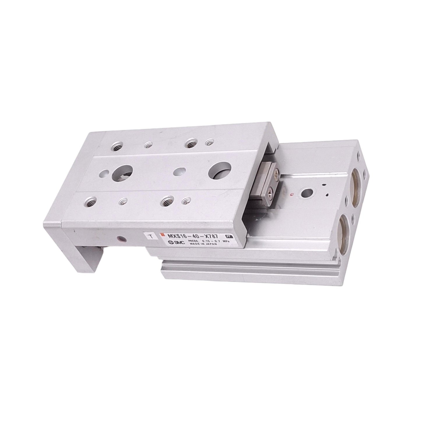New – Open box SMC MXS16-40-X787 Pneumatic Slide Table, 16mm Bore, 40mm Stroke, 0.15-0.7MPa, M5