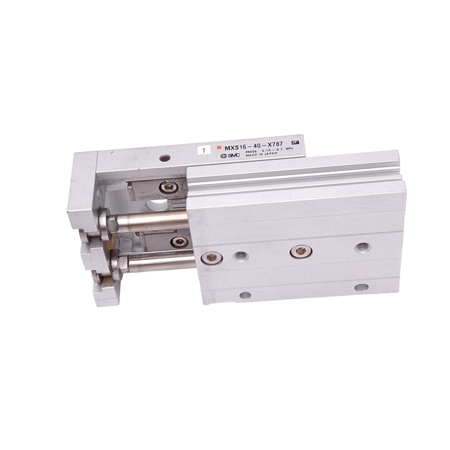 New – Open box SMC MXS16-40-X787 Pneumatic Slide Table, 16mm Bore, 40mm Stroke, 0.15-0.7MPa, M5