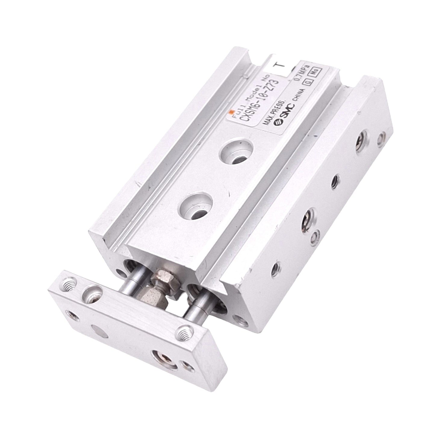 Used SMC CXSM6-10-Z73 Guided Cylinder, 6mm Bore, 10mm Stroke, M5, 0.7MPa Max