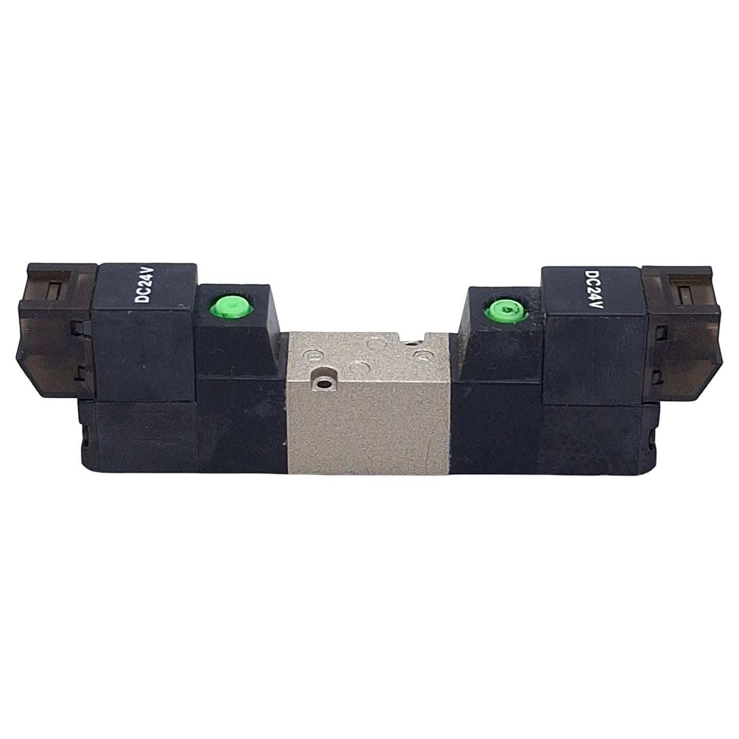 Used CKD 4SB029 Double Solenoid Valve Sub-Plate Mount, 2-Position, 0.7MPa, 24VDC Coil