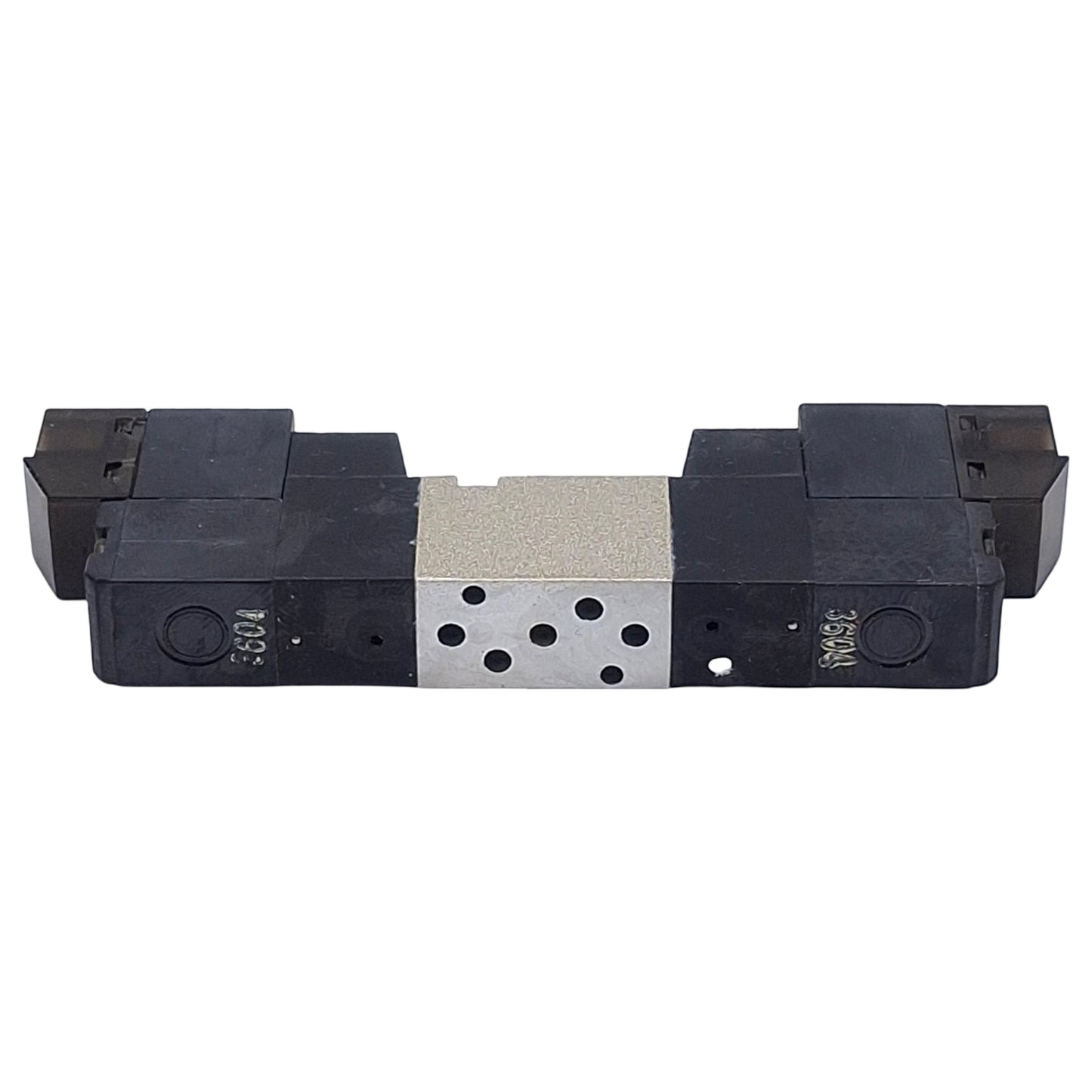 Used CKD 4SB029 Double Solenoid Valve Sub-Plate Mount, 2-Position, 0.7MPa, 24VDC Coil