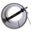 Used Nordfab 3208 Stainless Steel Butterfly Valve ø4in ID, 8in Length, 0.2in Roll