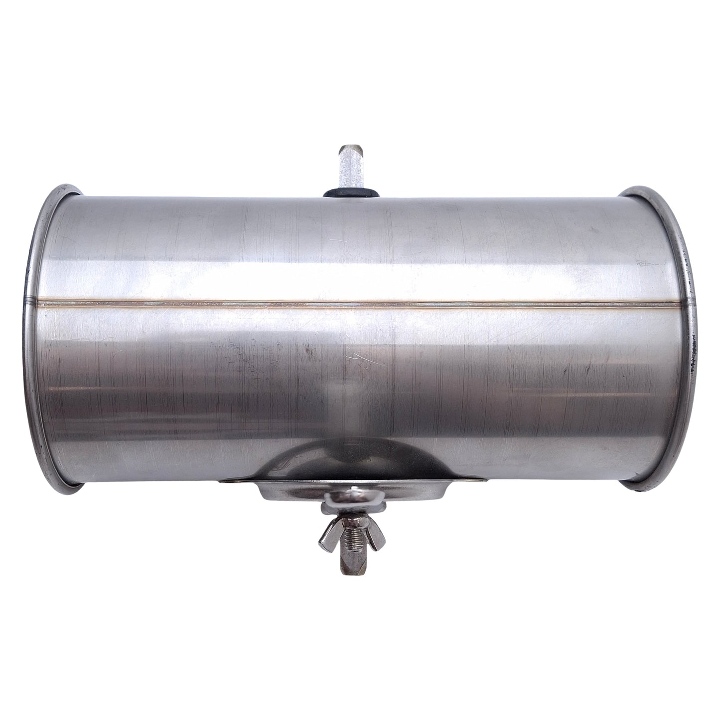 Used Nordfab 3208 Stainless Steel Butterfly Valve ø4in ID, 8in Length, 0.2in Roll