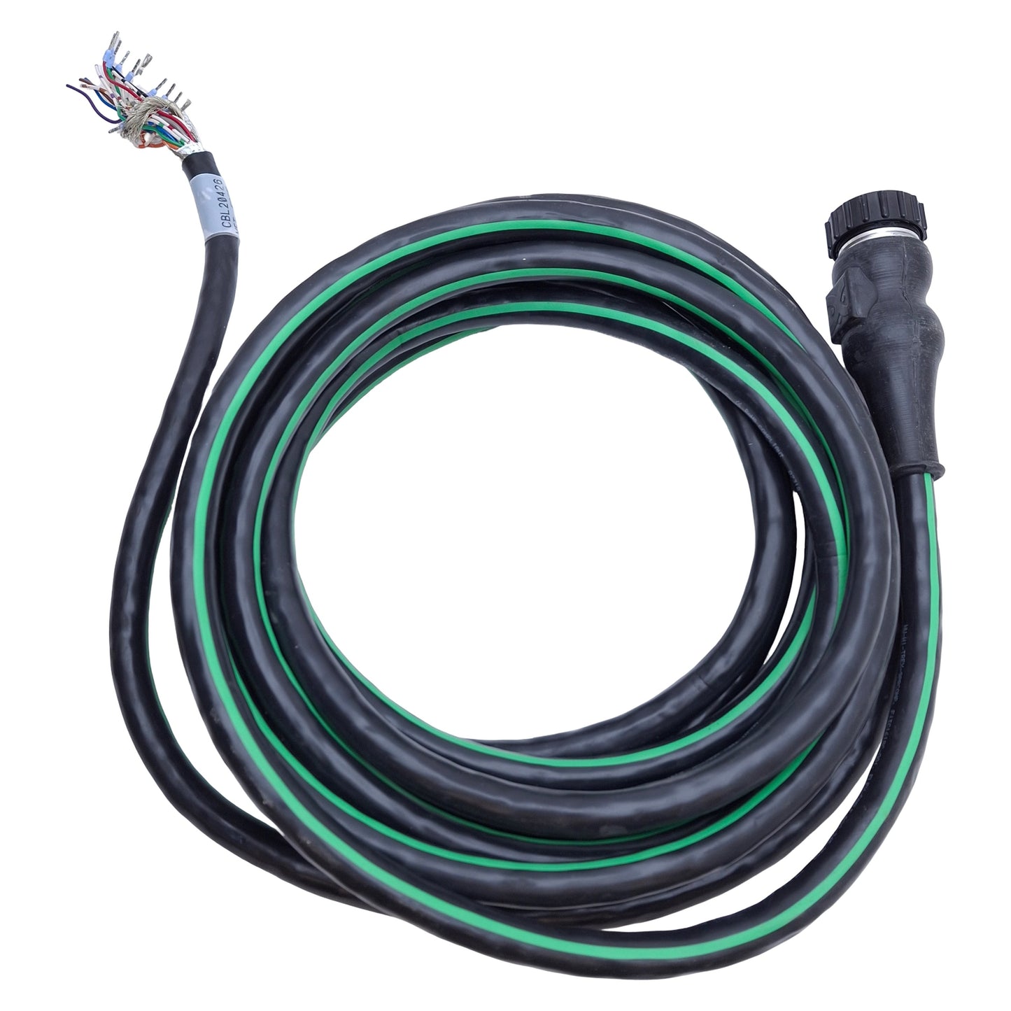 Used Flex-Cable FC-CFBM6DF-CBAF-M005 Feedback Cable 28-Pin to Flying Leads, 19ft