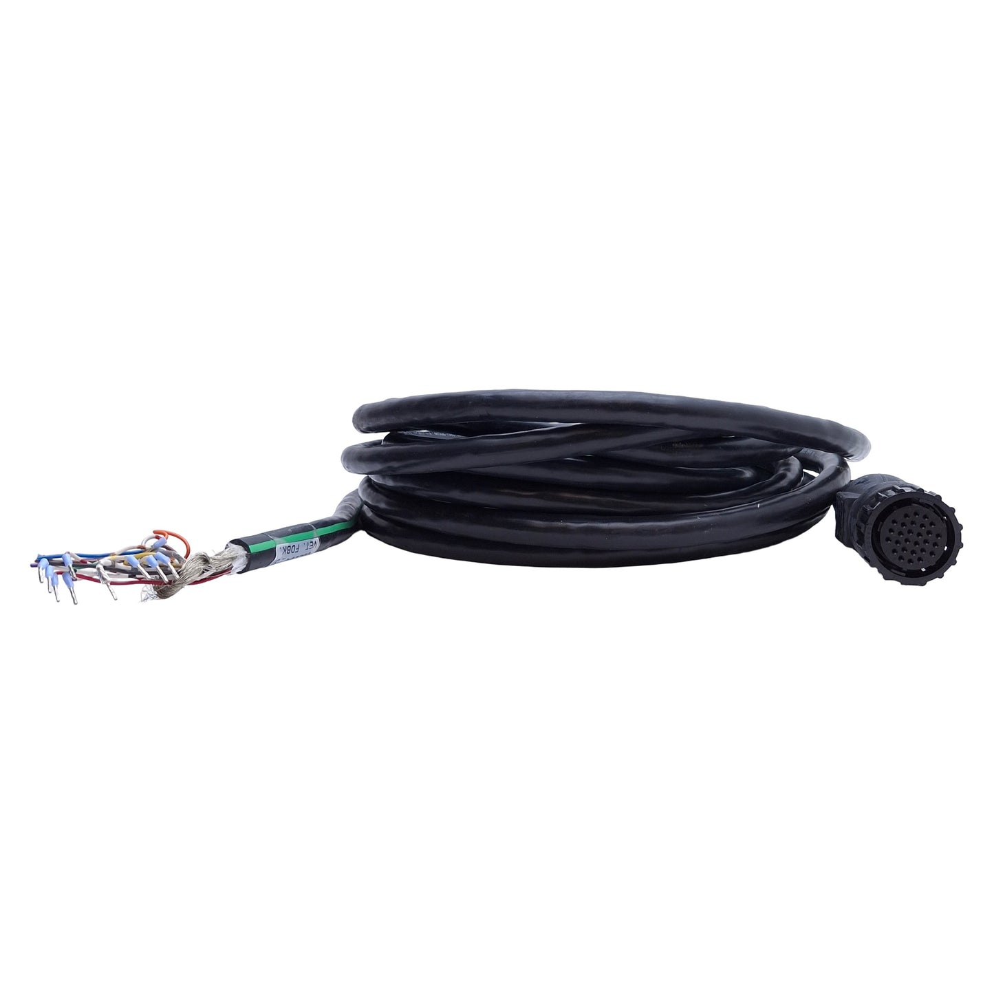 Used Flex-Cable FC-CFBM6DF-CBAF-M005 Feedback Cable 28-Pin to Flying Leads, 19ft