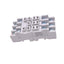 Used Dayton 5X853N Relay Socket, 11-Pin Blade, 15A 300V Max, DIN Rail