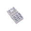 Used Dayton 5X853N Relay Socket, 11-Pin Blade, 15A 300V Max, DIN Rail