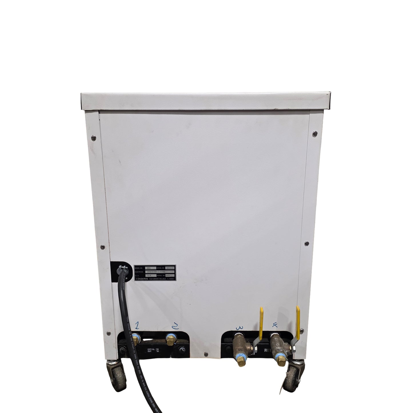 Used Haskris WW1 Fluid To Fluid Heat Exchanger 1.7GPM 1/3HP 1/2"NPT 5 Gal 208VAC 1-Ph