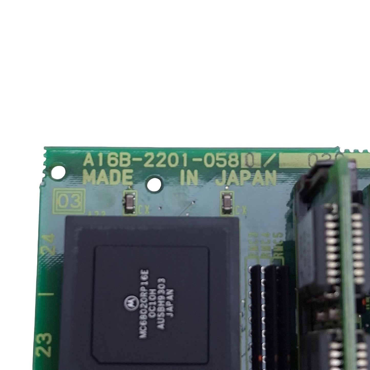 Used Fanuc A16B-2201-0580 Main CPU Board For LR-Mate CNC Robotic Arm Systems
