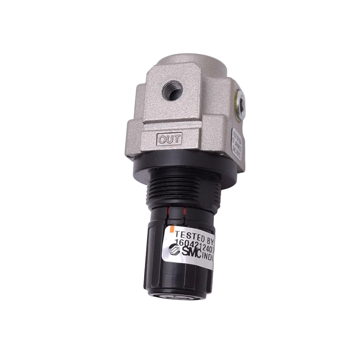 New SMC AR10-M5-X406-X34US40-70 Pneumatic Regulator, 40-70psi Set, 145psi Max, M5