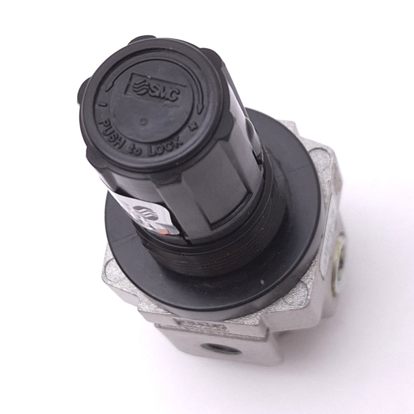 New SMC AR10-M5-X406-X34US40-70 Pneumatic Regulator, 40-70psi Set, 145psi Max, M5