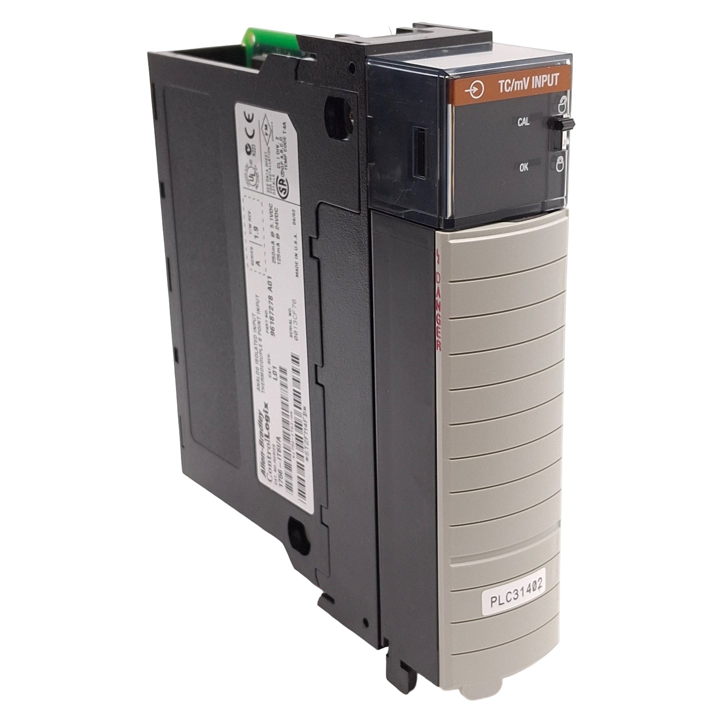 Used Allen Bradley 1756-IT6I/A FW: 1.9 ControlLogix Isolated TC Input Module, 6-Input