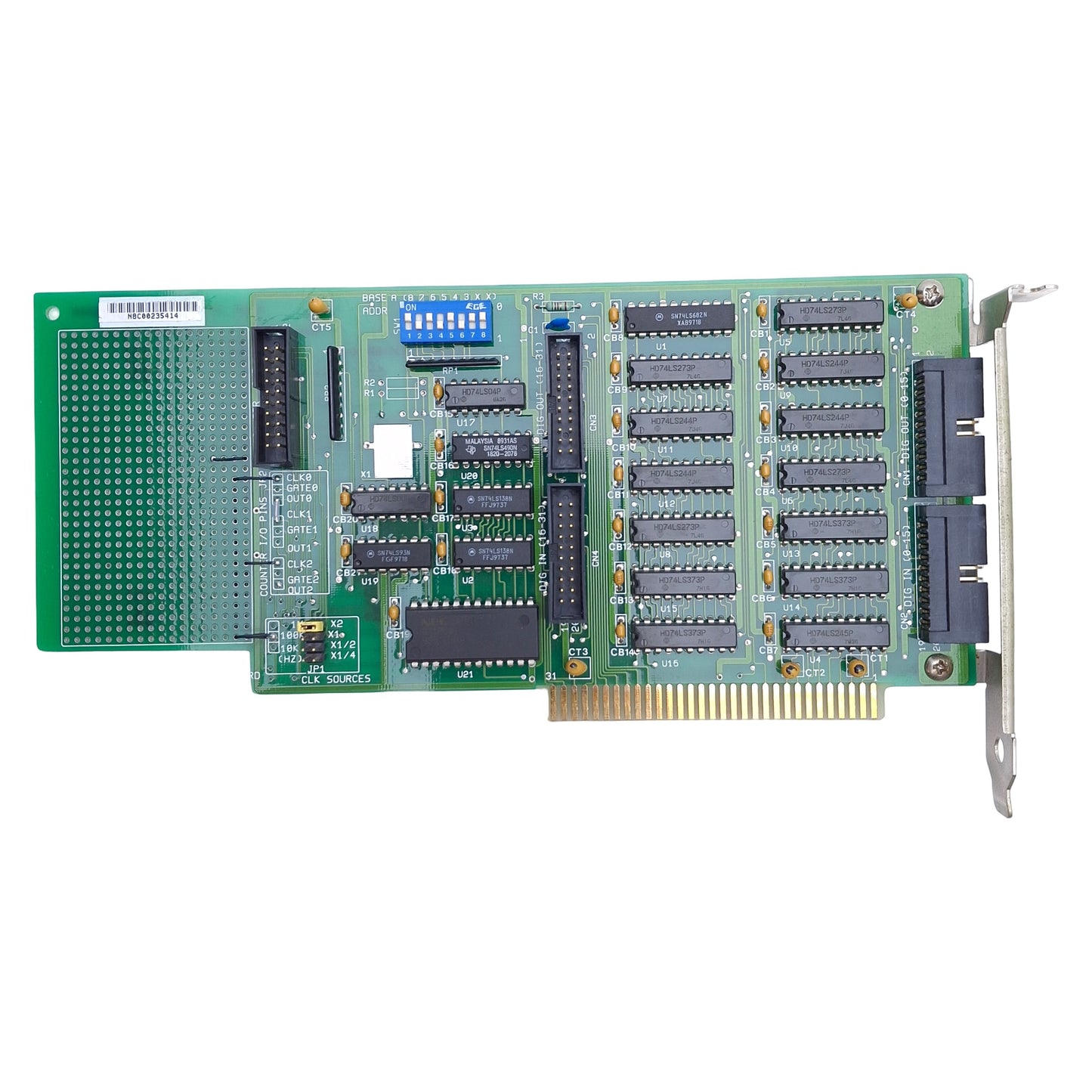 Used Advantech PCL-720 Digital I/O & Counter ISA Card, 32 Input/Outputs, 3 Channels