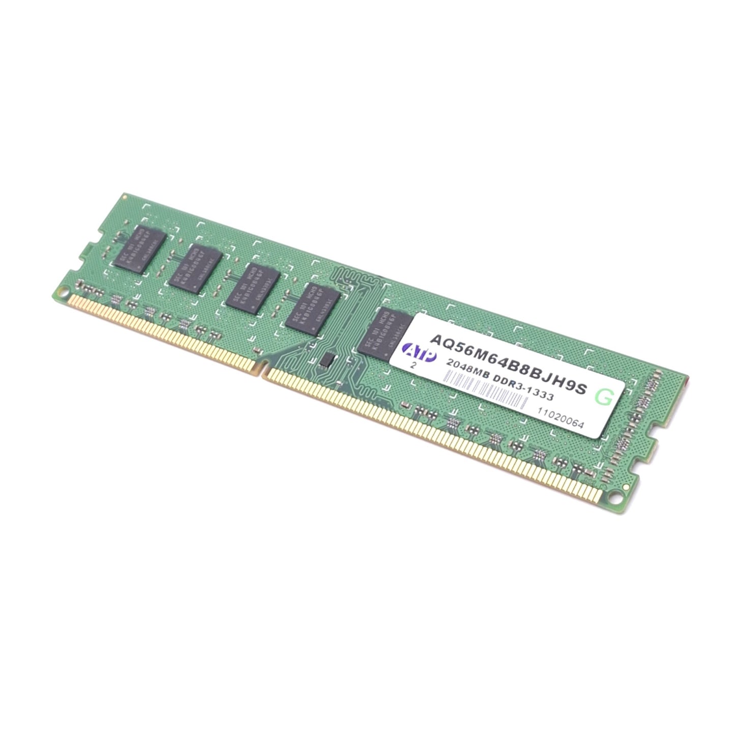 Used ATP Electronics AQ56M64B8BJH9S Memory Module, 2GB DDR3-1333 RAM, 240-Pin DIMM
