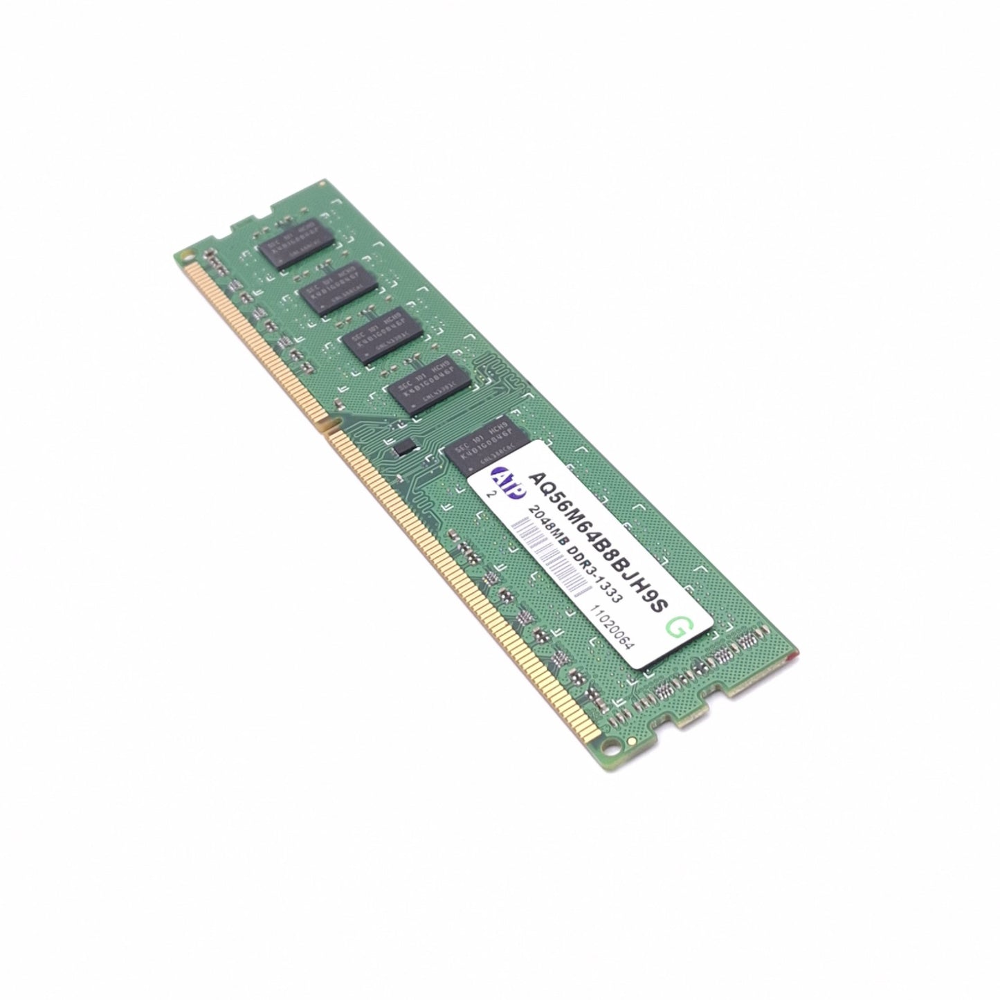 Used ATP Electronics AQ56M64B8BJH9S Memory Module, 2GB DDR3-1333 RAM, 240-Pin DIMM