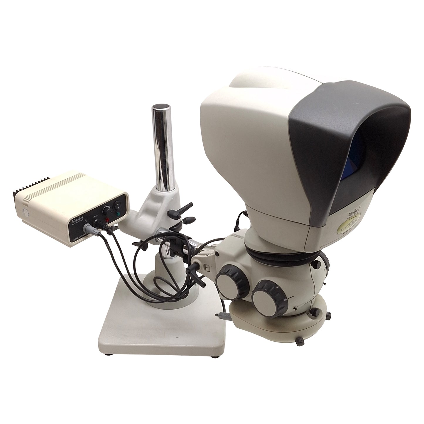 Used Vision Engineering Lynx Eyepieceless Stereo Dynascopic Microscope w/ Ring Light