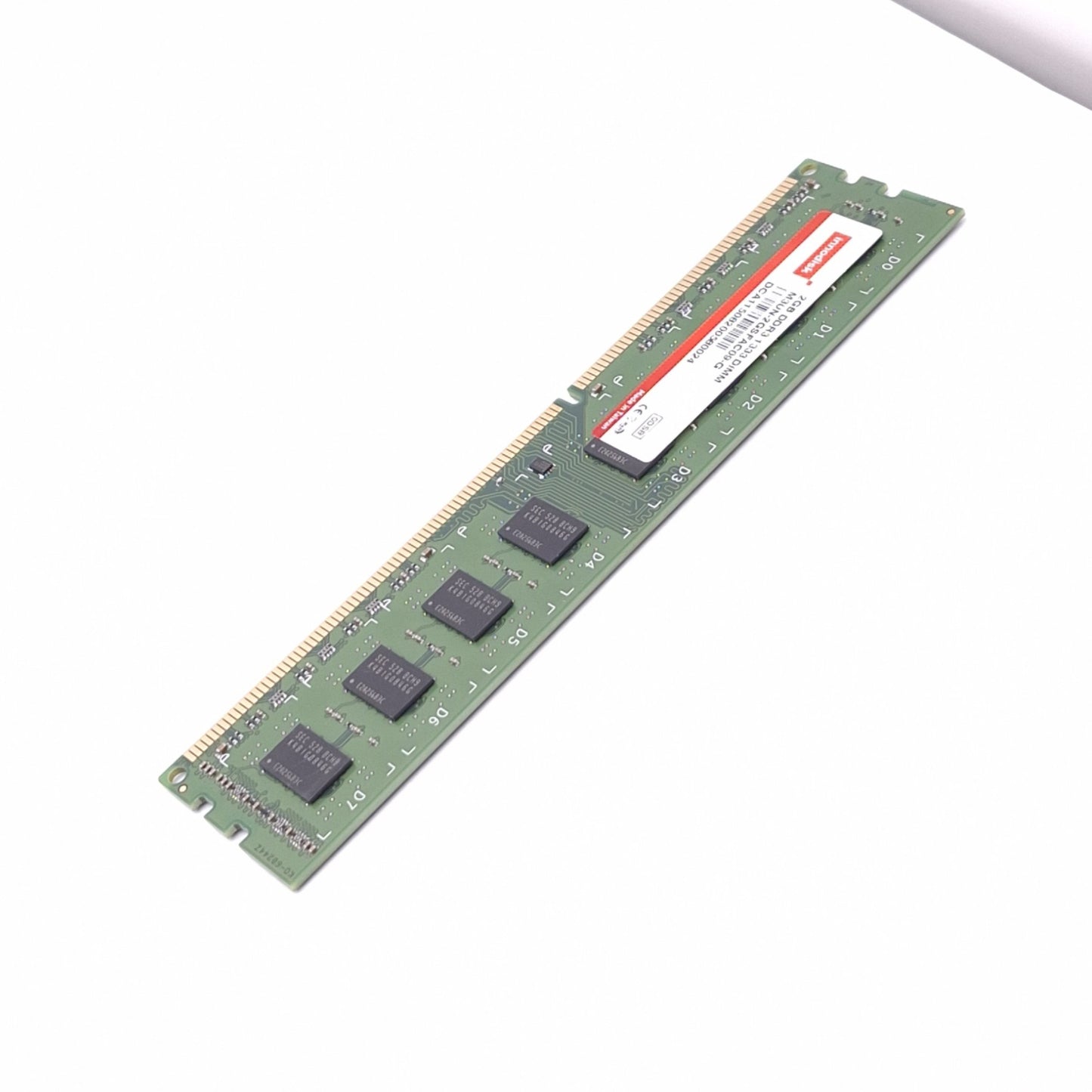 Used Innodisk M3UN-2GSFAC09-G Memory Module, 2GB DDR3-1333 SDRAM, 240-Pin DIMM