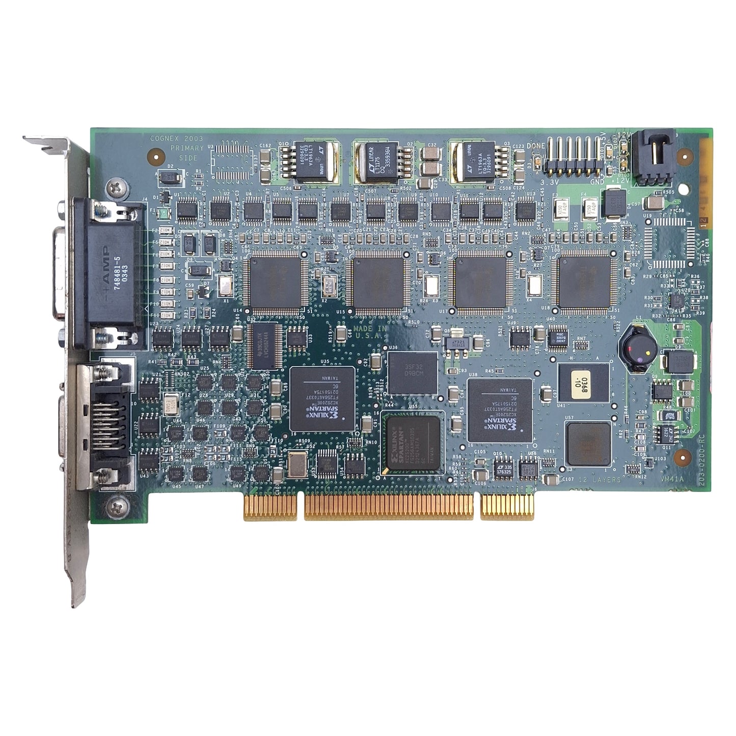 Used Cognex 203-0200-RC In-Sight Frame Grabber Card, PCI, HD DB26, MDR 20-Pin