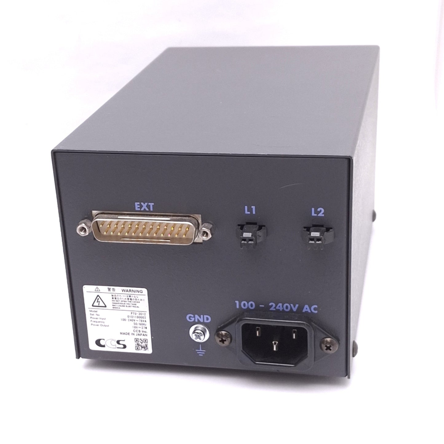 Used CCS PTU-3012 Machine Vision Strobe Light Controller, 2-Channel, 18VDC 27W Out