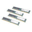 Used Lot of 4 Apacer 77.10603.11F Memory Modules, 256MB UNB PC2100 CL2, 184-Pin DIMM