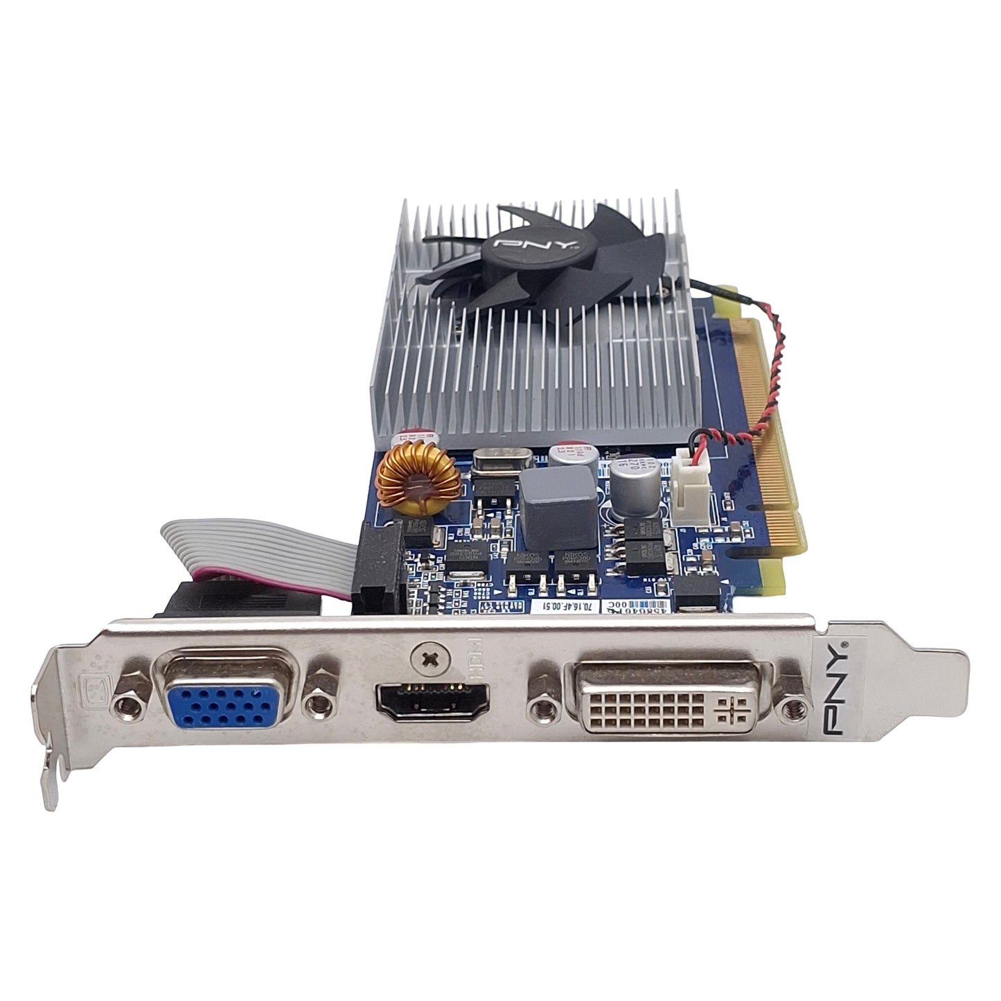 Used PNY GMG210WN2E1FH+0TE4AYA GeForce 210 Plus DDR2 1GB PCIe 2.0 x16 Graphics Card