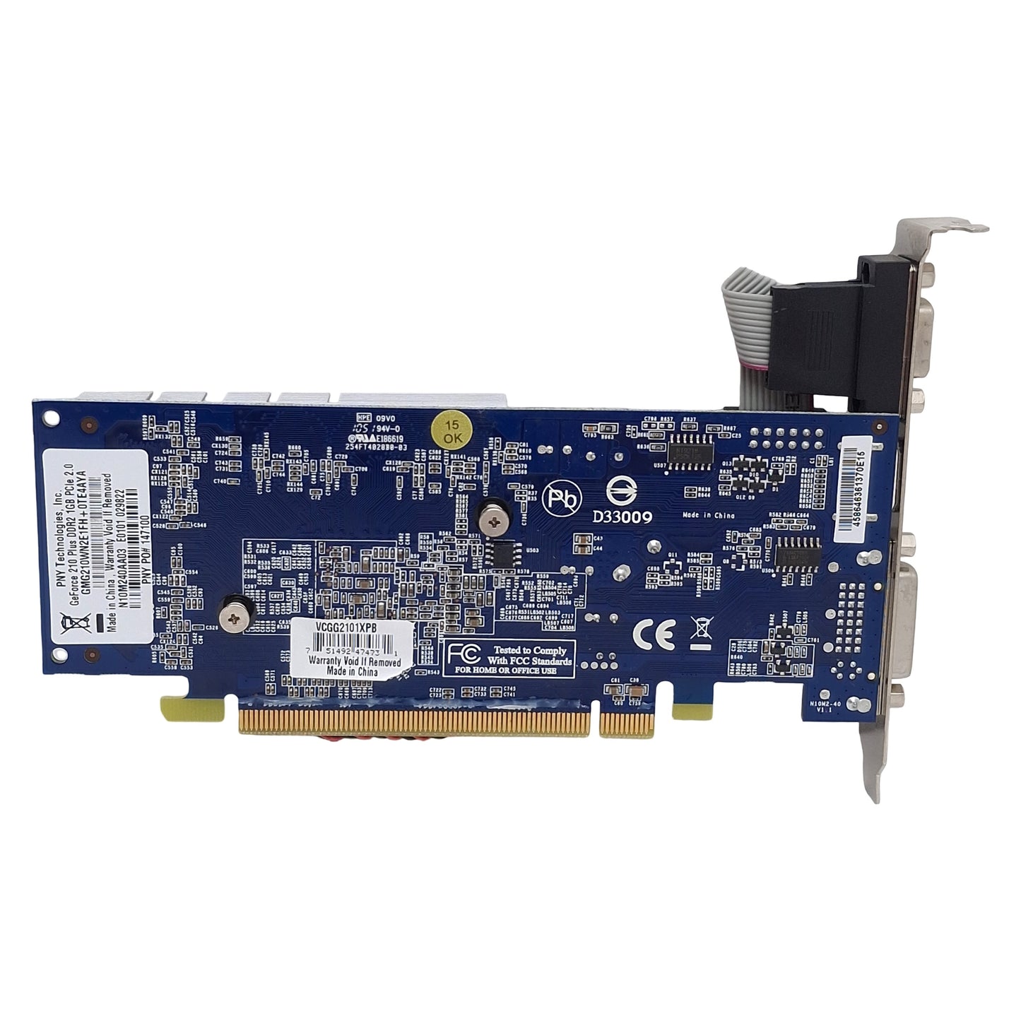 Used PNY GMG210WN2E1FH+0TE4AYA GeForce 210 Plus DDR2 1GB PCIe 2.0 x16 Graphics Card