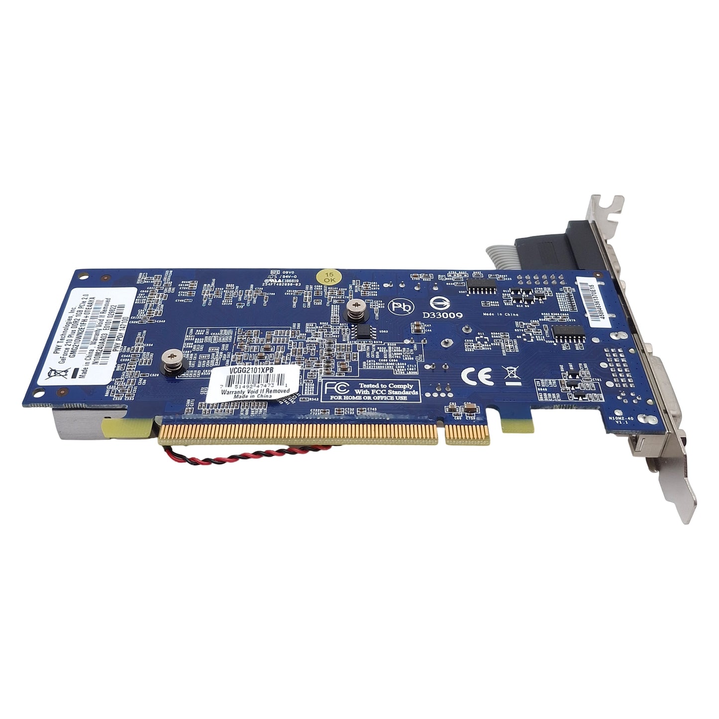Used PNY GMG210WN2E1FH+0TE4AYA GeForce 210 Plus DDR2 1GB PCIe 2.0 x16 Graphics Card