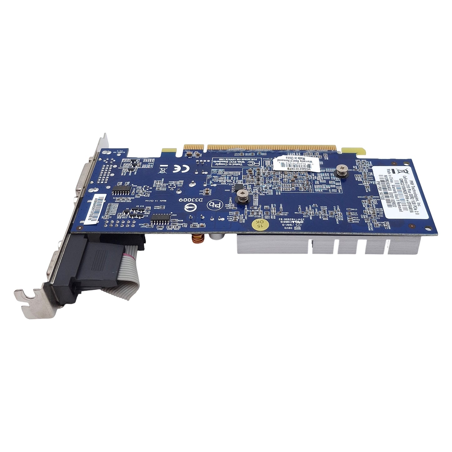 Used PNY GMG210WN2E1FH+0TE4AYA GeForce 210 Plus DDR2 1GB PCIe 2.0 x16 Graphics Card