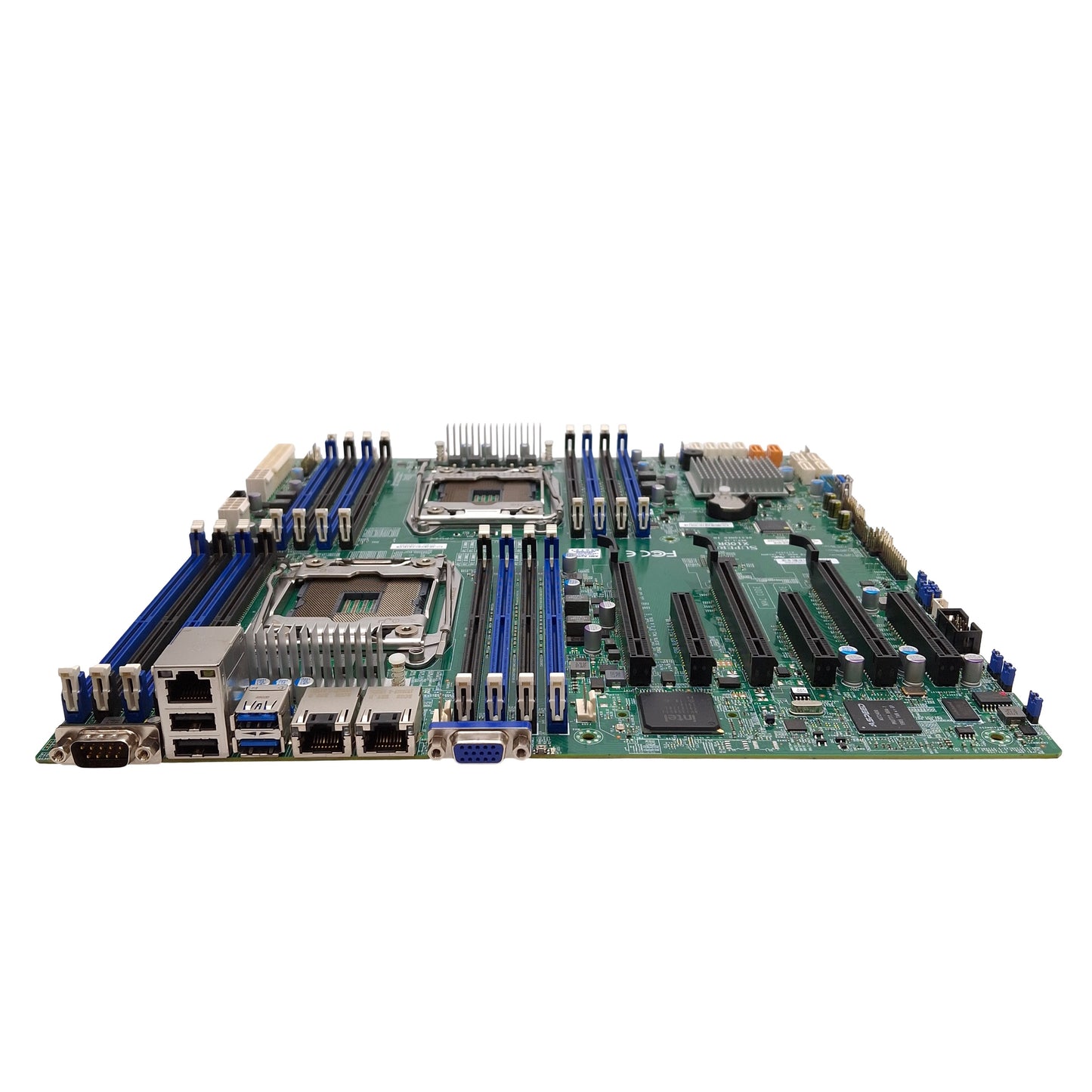 Used SuperMicro X10DRi E-ATX Motherboard, Dual Socket R3, 16x DIMM Slot, PCI-E x8/x16